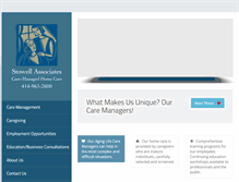 Tablet Screenshot of caremanagedhomecare.com